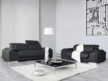 Bronte Leather Sofa Collection
