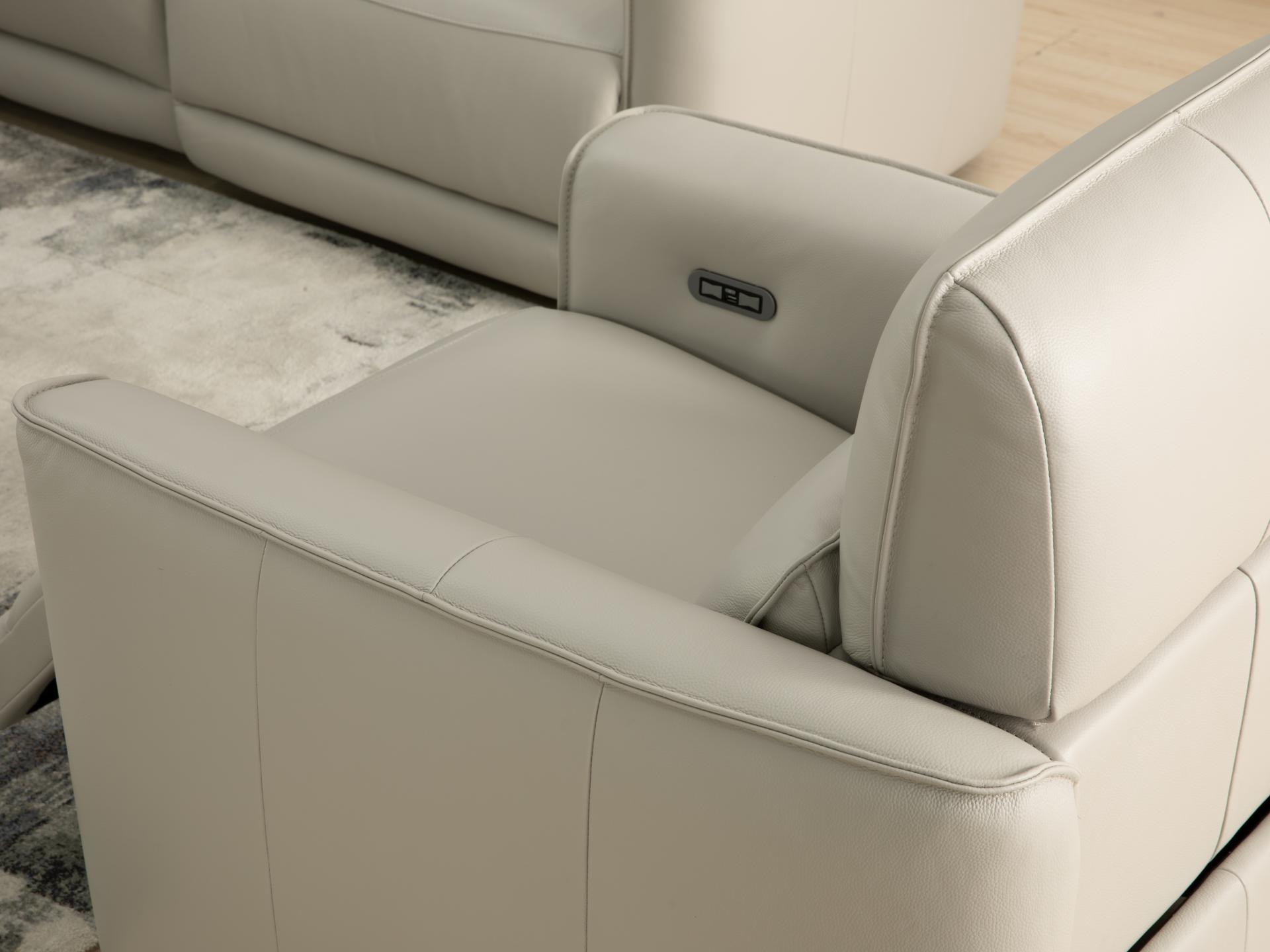 Affleck Leather Recliner Armchair 6