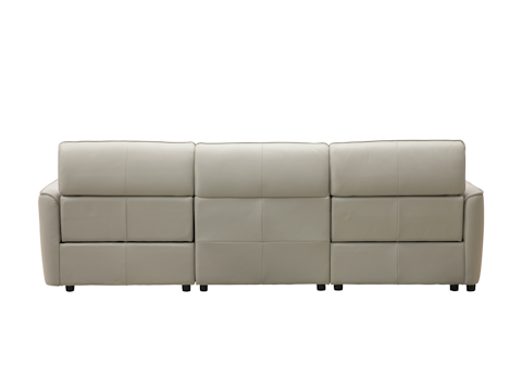 Affleck Leather Recliner Three Seat Sofa 5
