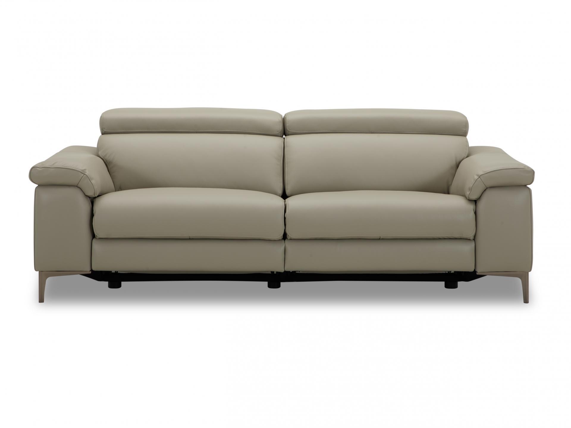 Carlisle Leather Three Seat Sofa Power Recliner 2