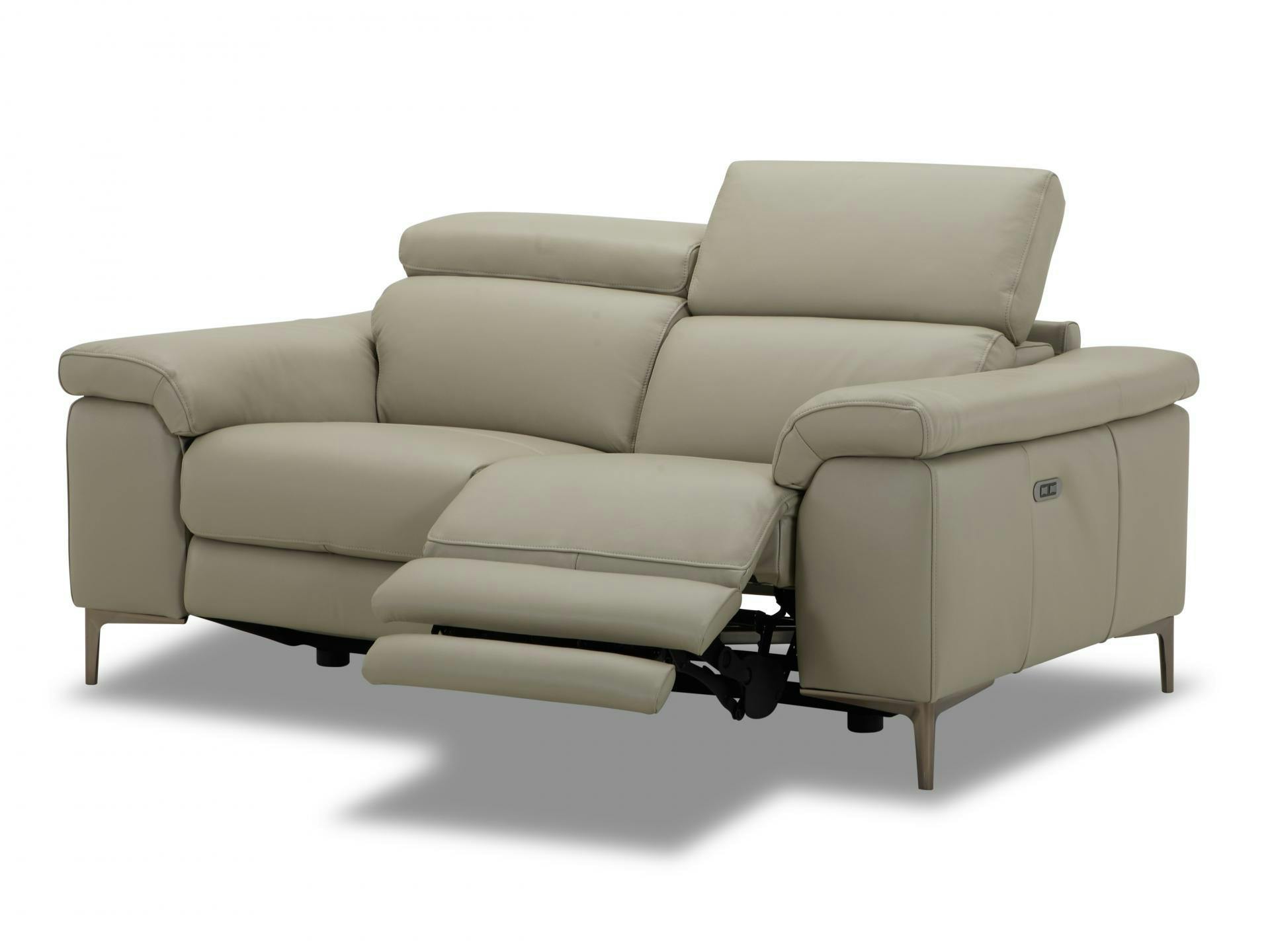 Carlisle Leather Two Seat Sofa Power Recliner