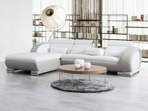 Carmel Leather Chaise Lounge Option C 3