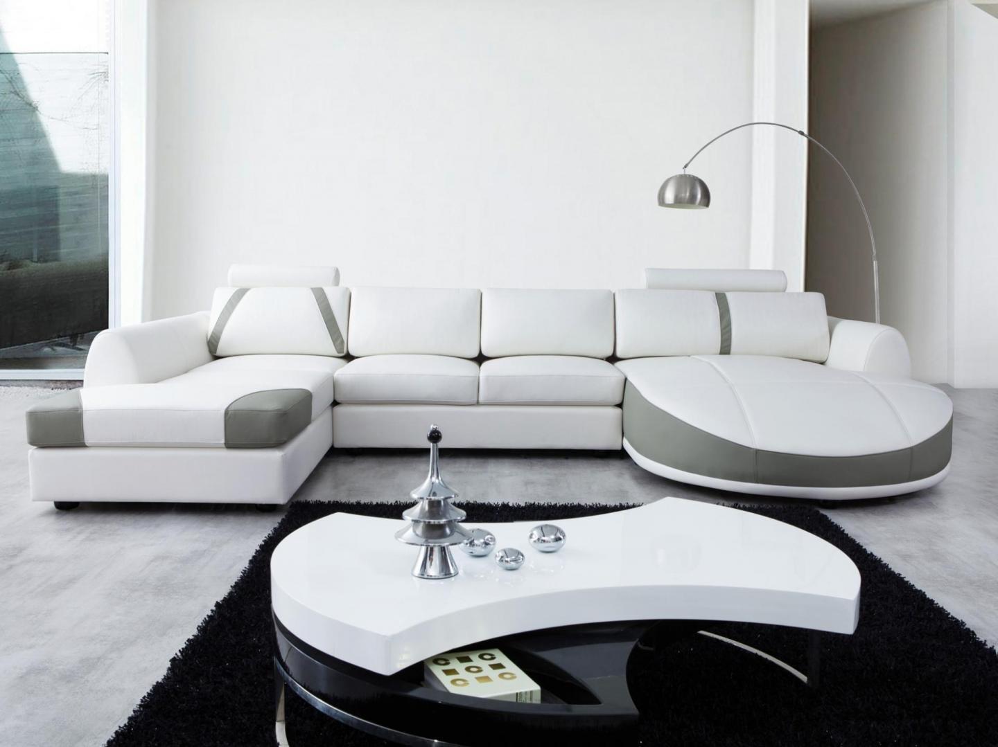 Messina Leather Chaise Lounge Option A