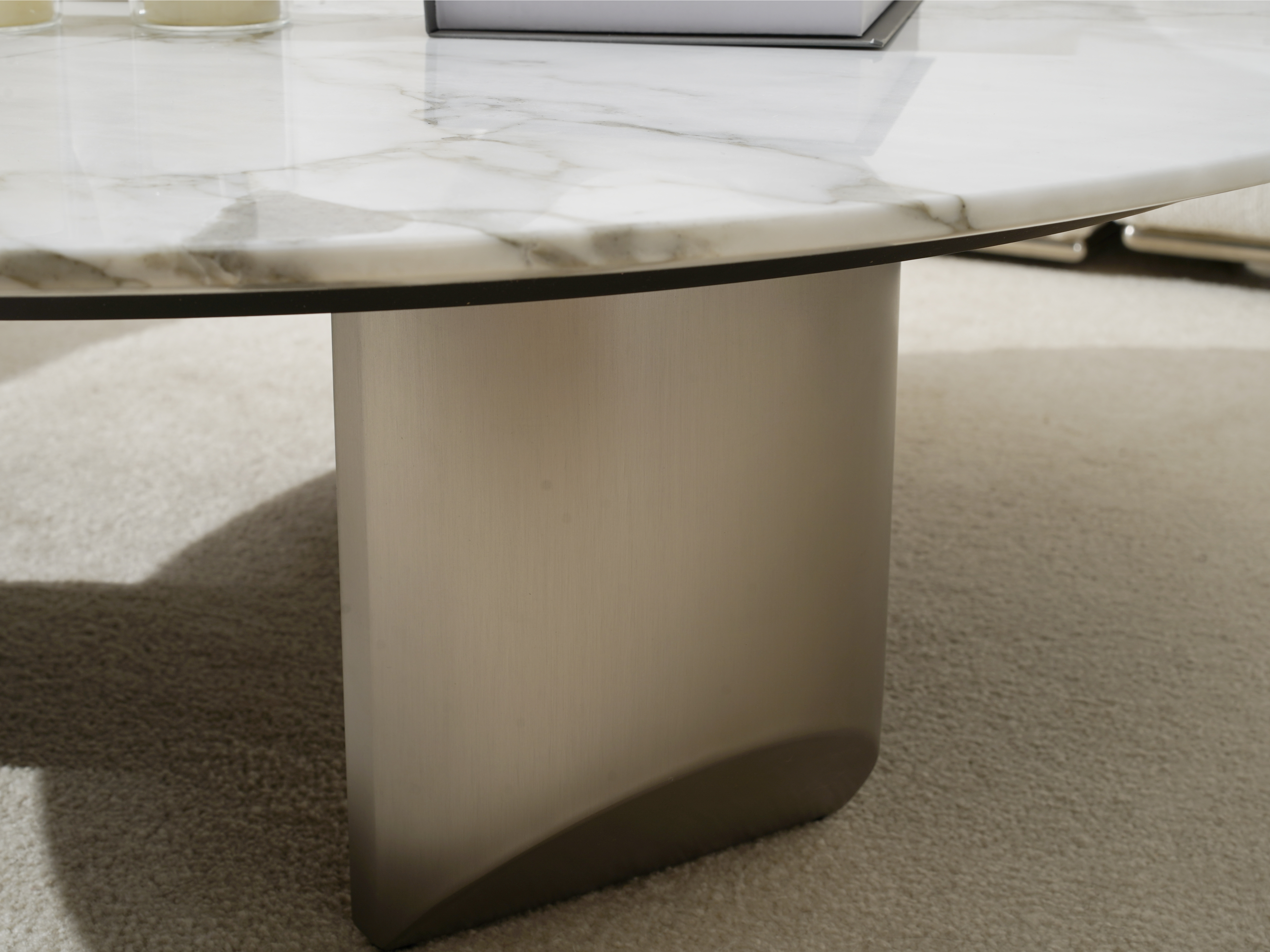 Toscano White Marble Coffee Table 5