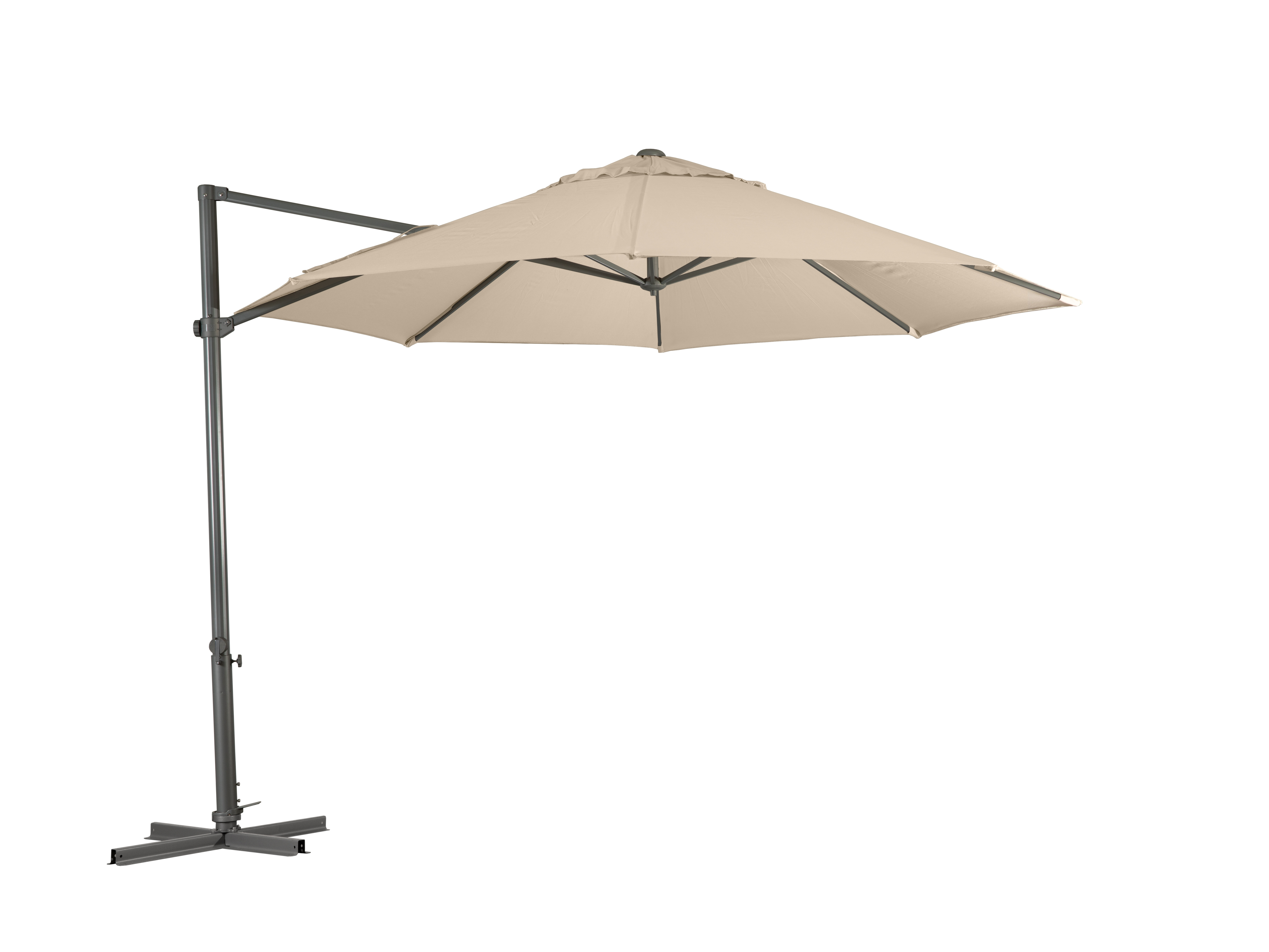 Shelta Pandanus Sandstone Outdoor Cantilever Umbrella 2