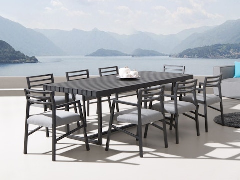 Elite 9-piece Outdoor Aluminium Dining Set With Blaze Chairs 2