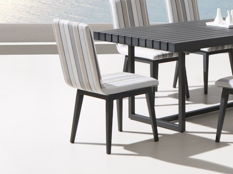 Elite 7-piece Outdoor Aluminium Dining Set With Kroes Chairs 2