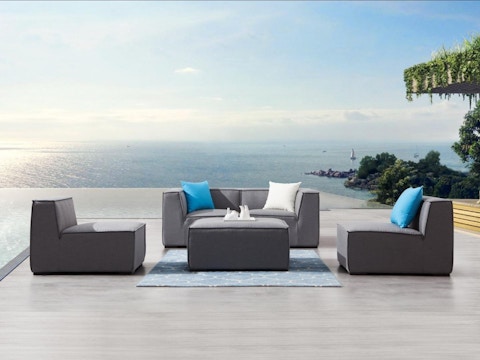 Toft Five Ways Outdoor Fabric Lounge System 5