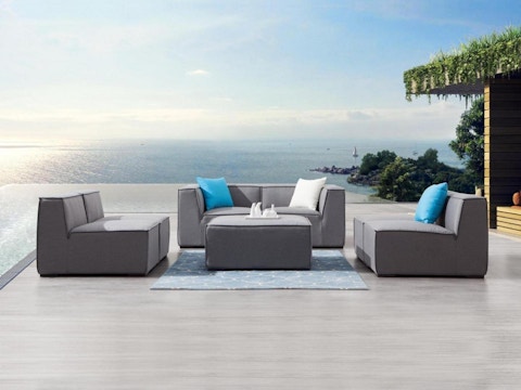 Toft Seven Ways Outdoor Fabric Lounge System 9