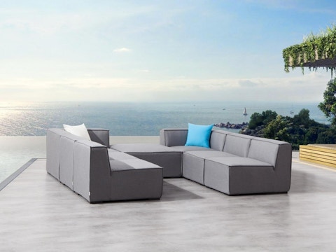 Toft Seven Ways Outdoor Fabric Lounge System 13