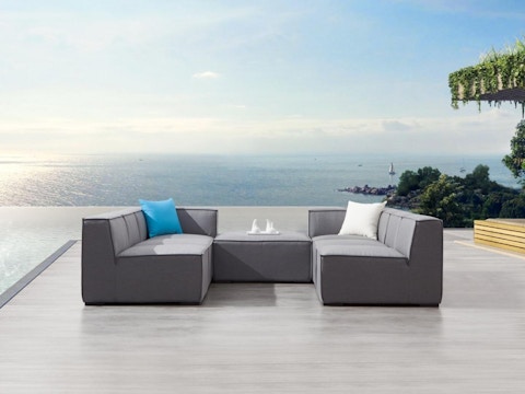 Toft Seven Ways Outdoor Fabric Lounge System 14