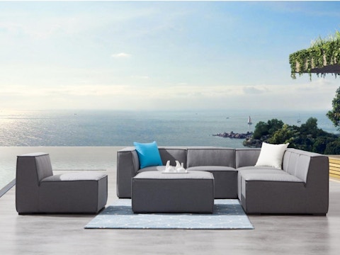 Toft Seven Ways Outdoor Fabric Lounge System 15