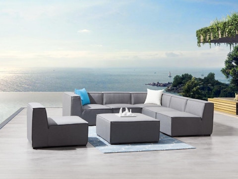 Toft Seven Ways Outdoor Fabric Lounge System 16