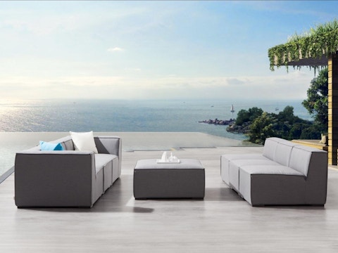 Toft Seven Ways Outdoor Fabric Lounge System 17