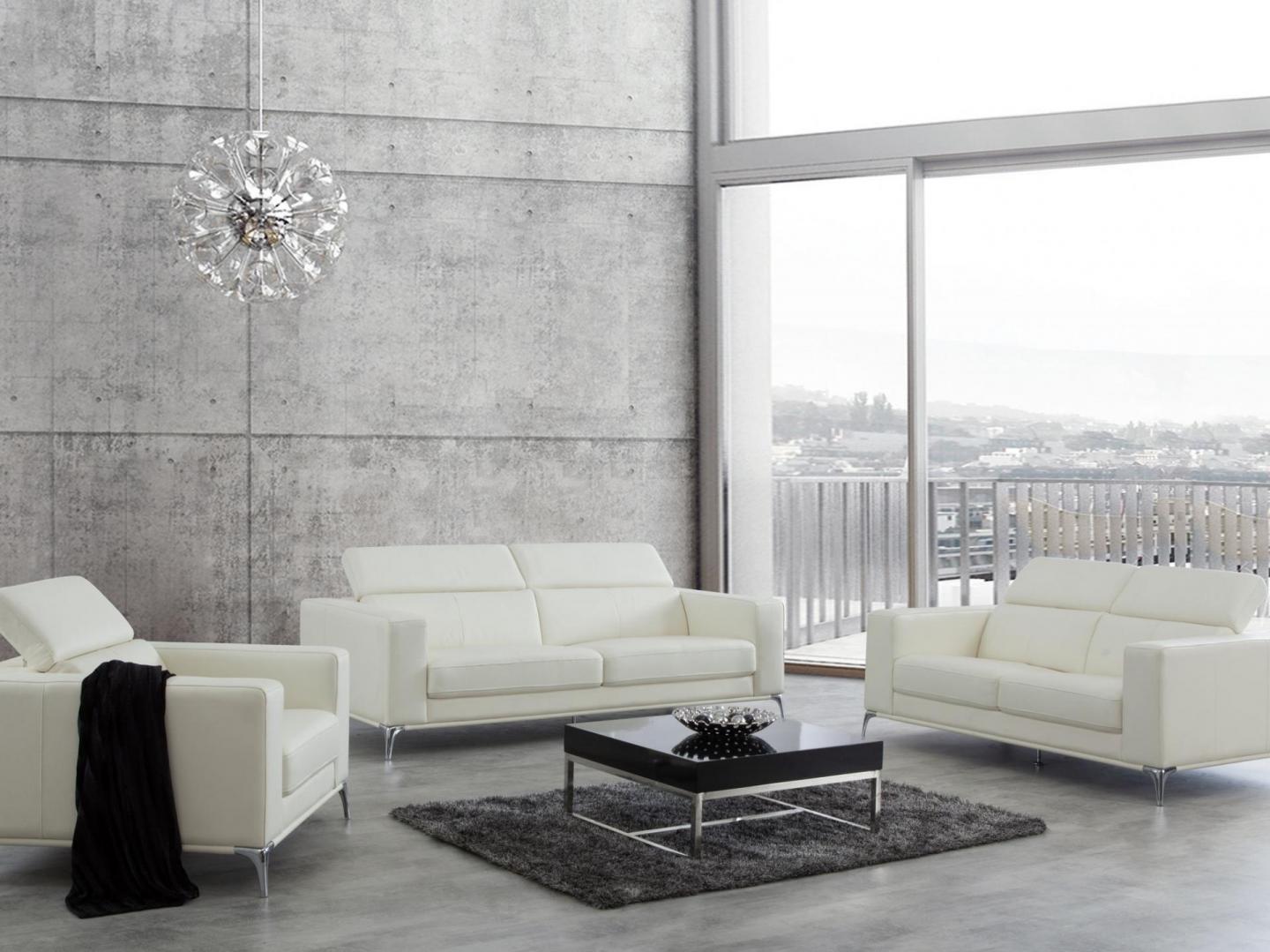 Club Leather Sofa Suite 3 + 2 + 1 2