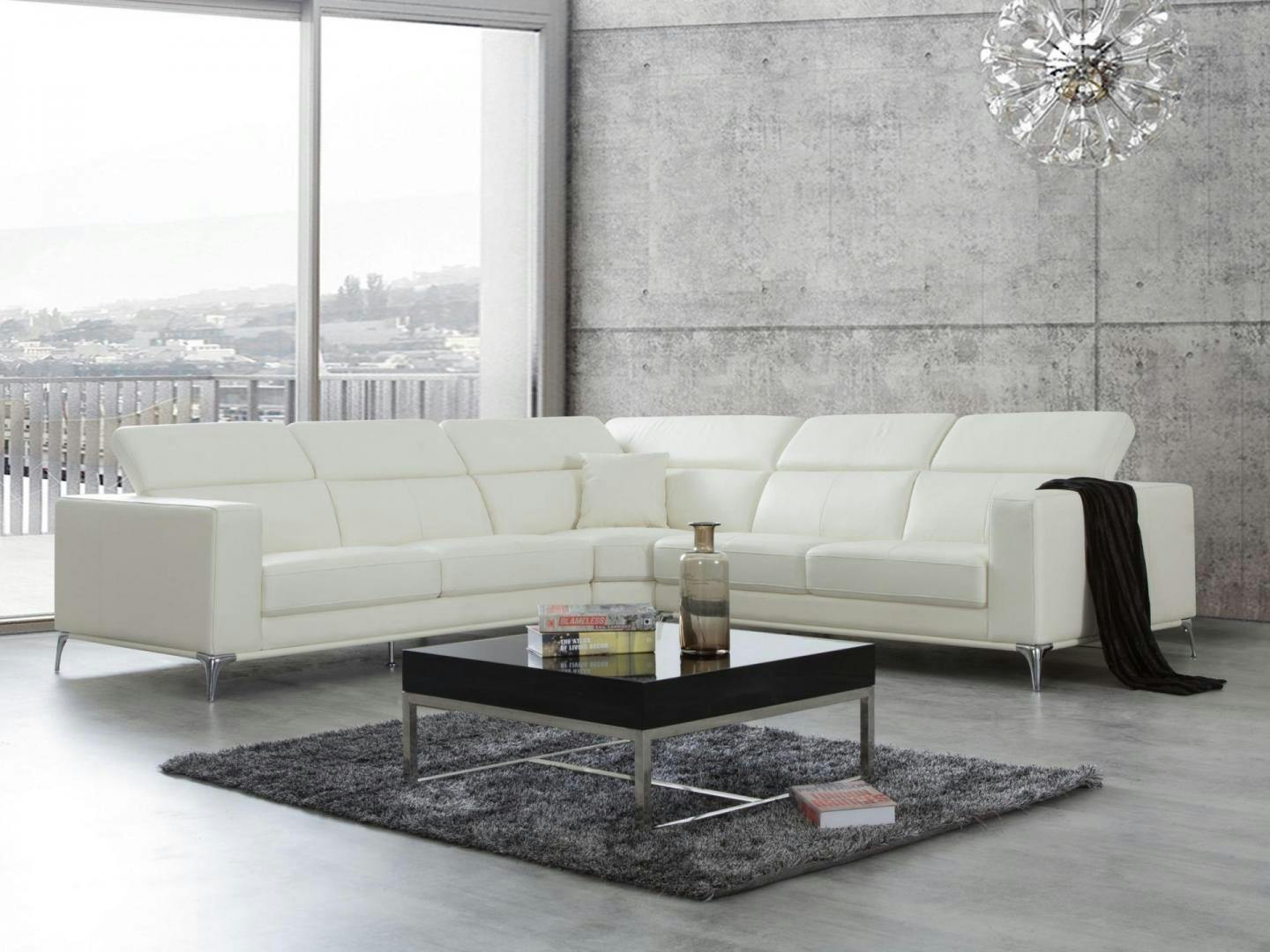 Club Leather Corner Lounge Option A