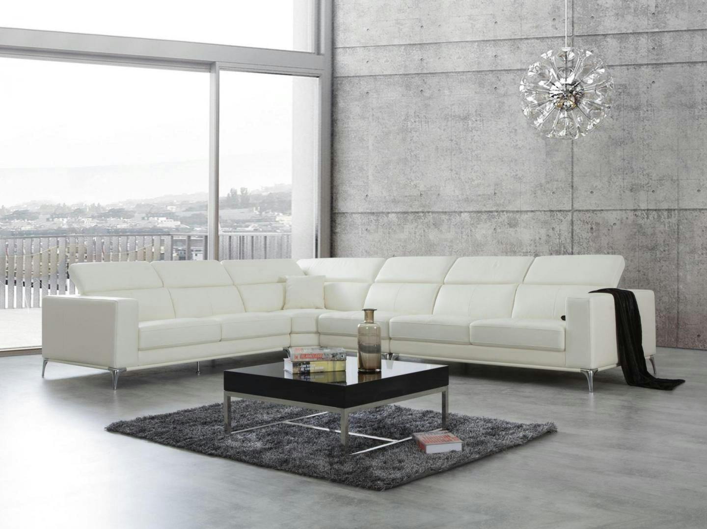 Club Leather Corner Lounge Option B