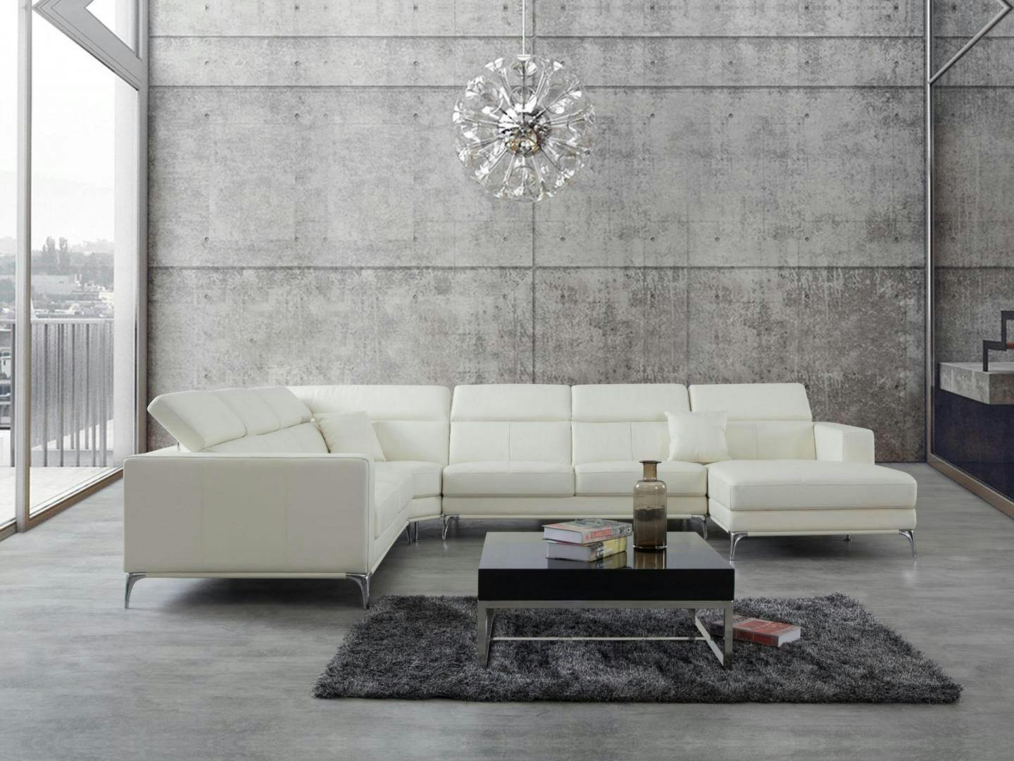 Club Leather Modular Lounge Option A