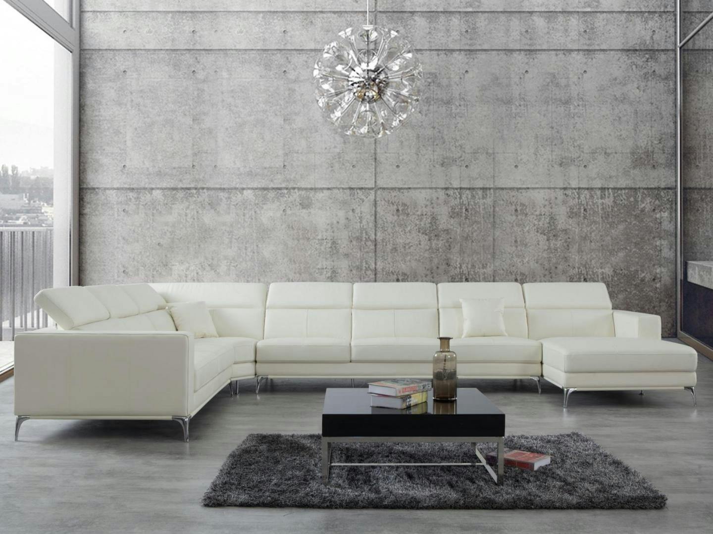 Club Leather Modular Lounge Option B