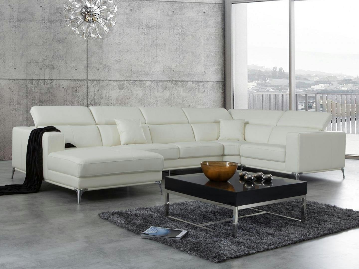 Club Leather Modular Lounge Option C