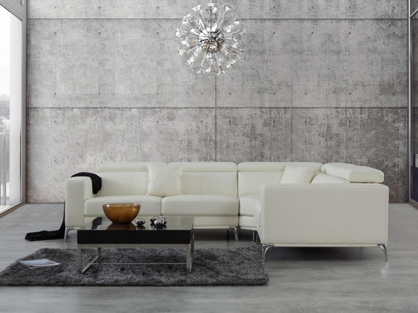 Club Leather Corner Lounge Option E