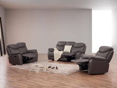Brighton Fabric Recliner Sofa Suite 3 + 2 + 1 4