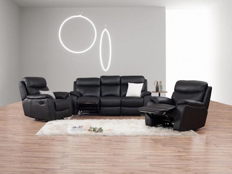 Balmoral Leather Recliner Sofa Suite 3 + 1 + 1 3