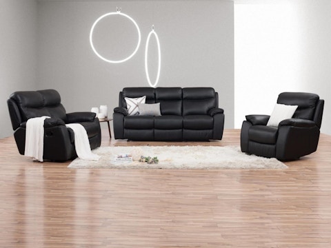 Balmoral Leather Recliner Sofa Suite 3 + 2 + 1 2