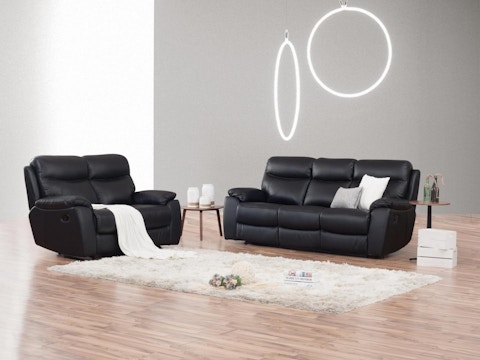 Balmoral Leather Recliner Sofa Suite 3 + 2 4