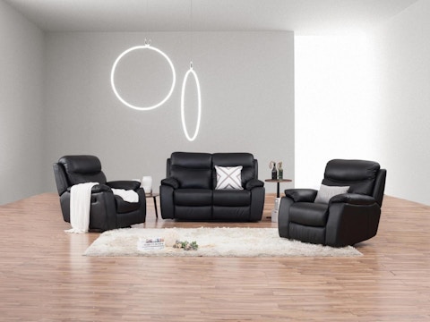 Balmoral Leather Recliner Sofa Suite 2 + 1 + 1 3