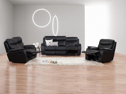 Balmoral Leather Recliner Sofa Suite 3 + 2 + 1 4