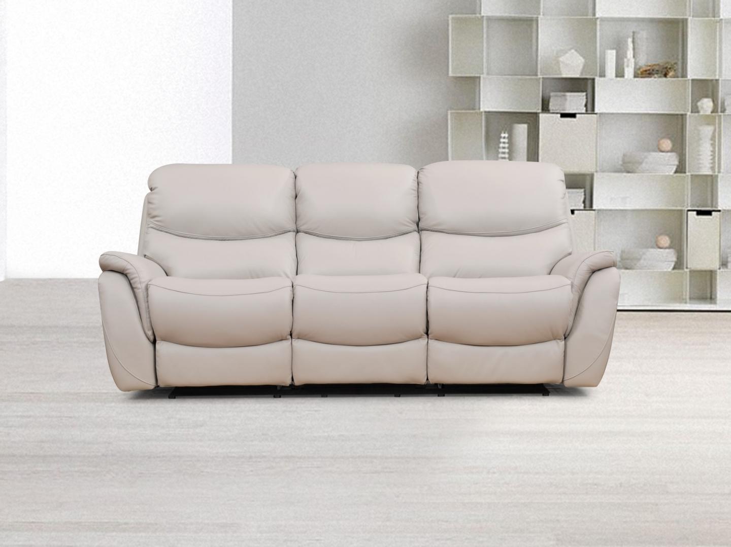Richmond Leather Recliner Three Seat Sofa 2