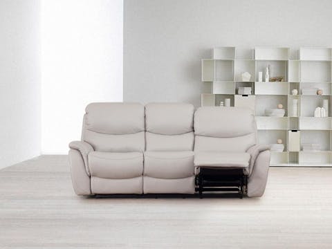 Richmond Leather Recliner Three Seat Sofa