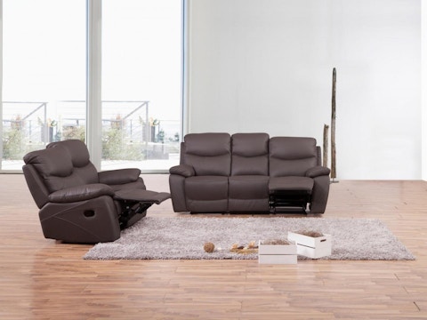 Chelsea Leather Recliner Sofa Suite 3 + 2 3