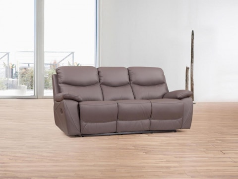 Chelsea Leather Recliner Three Seater Sofa 2