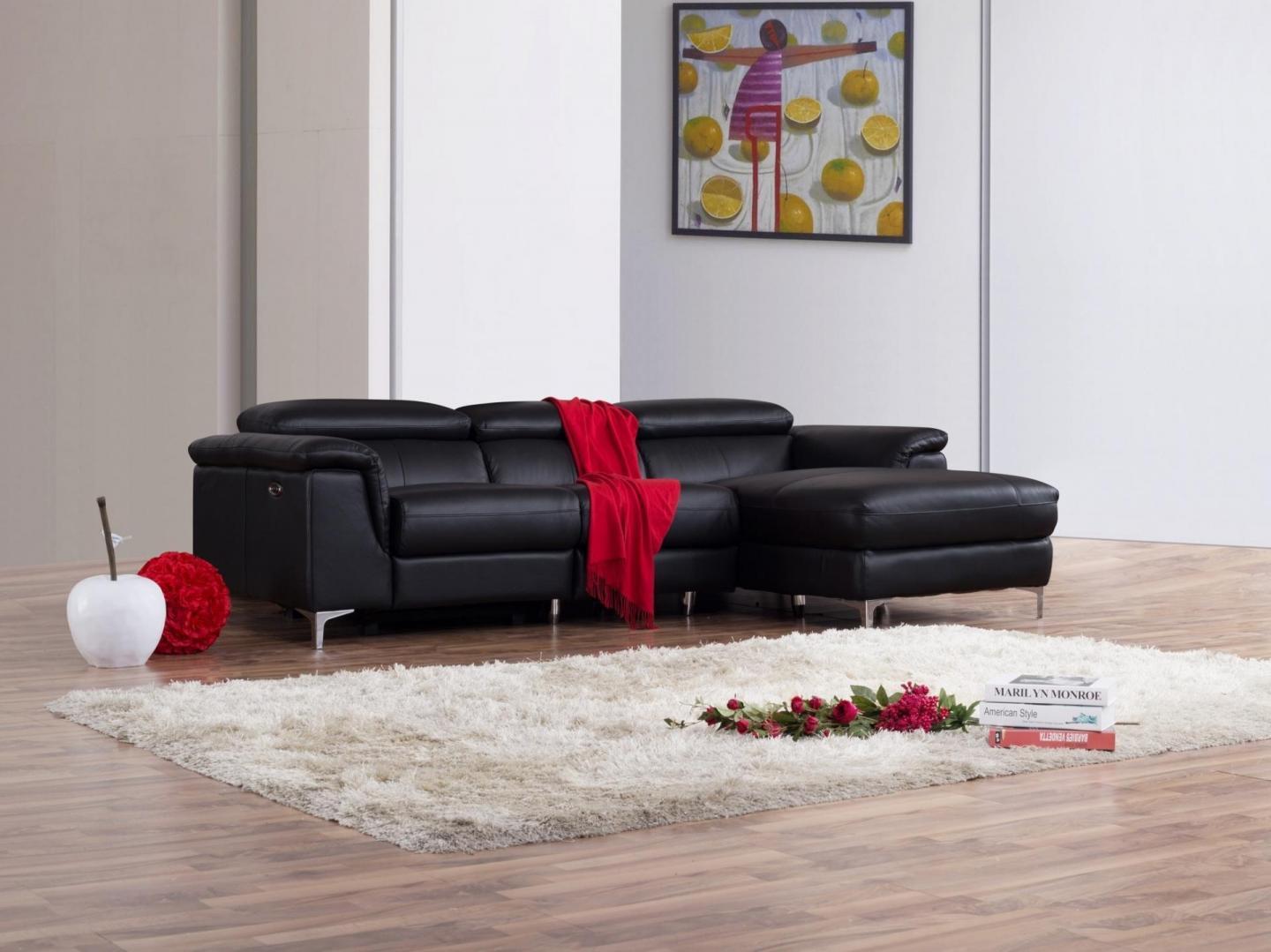 Oxford Leather Recliner Chaise Lounge Option A 3