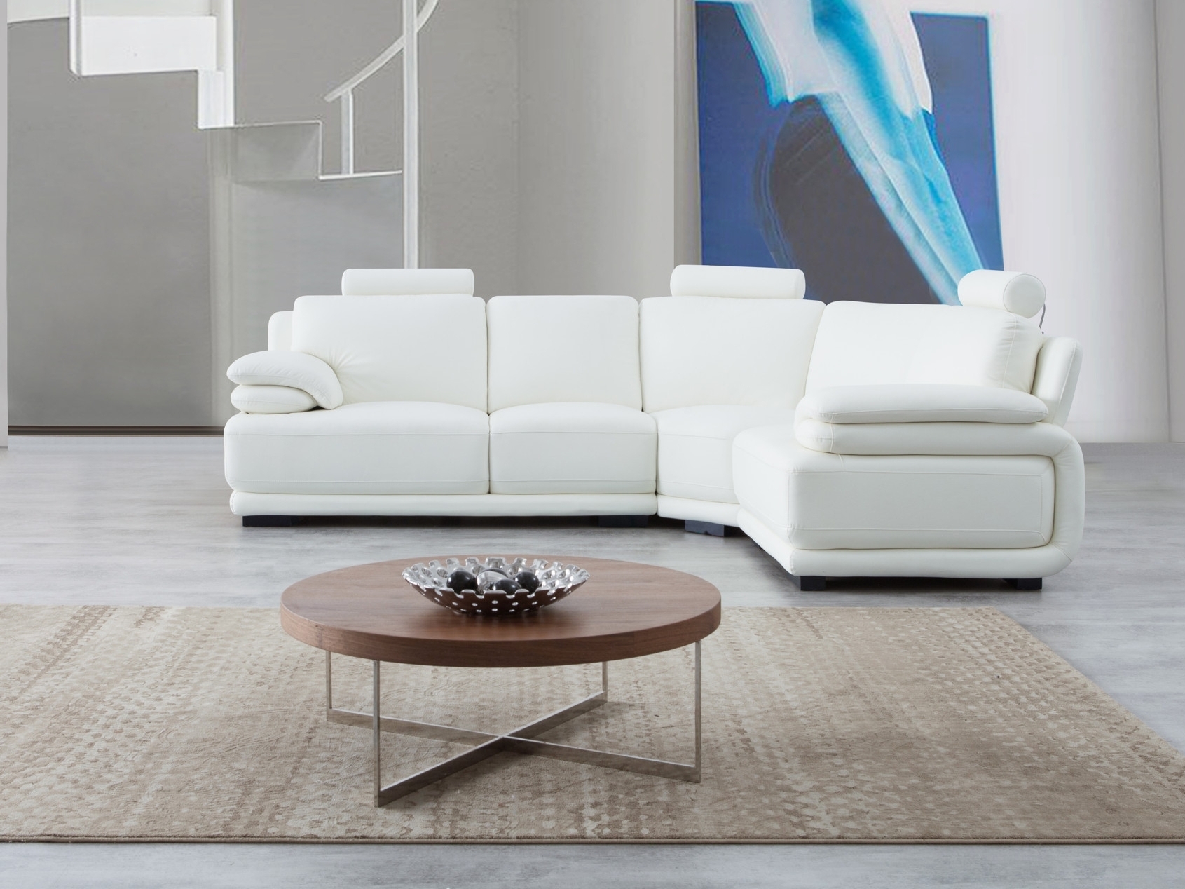 Juliet Leather Corner Lounge Option E