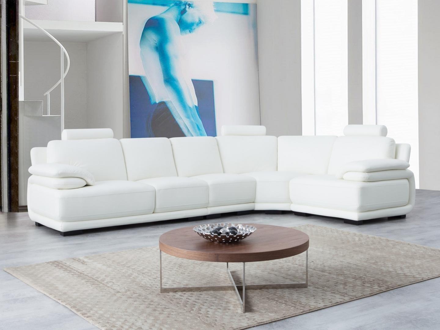 Juliet Leather Corner Lounge Option F