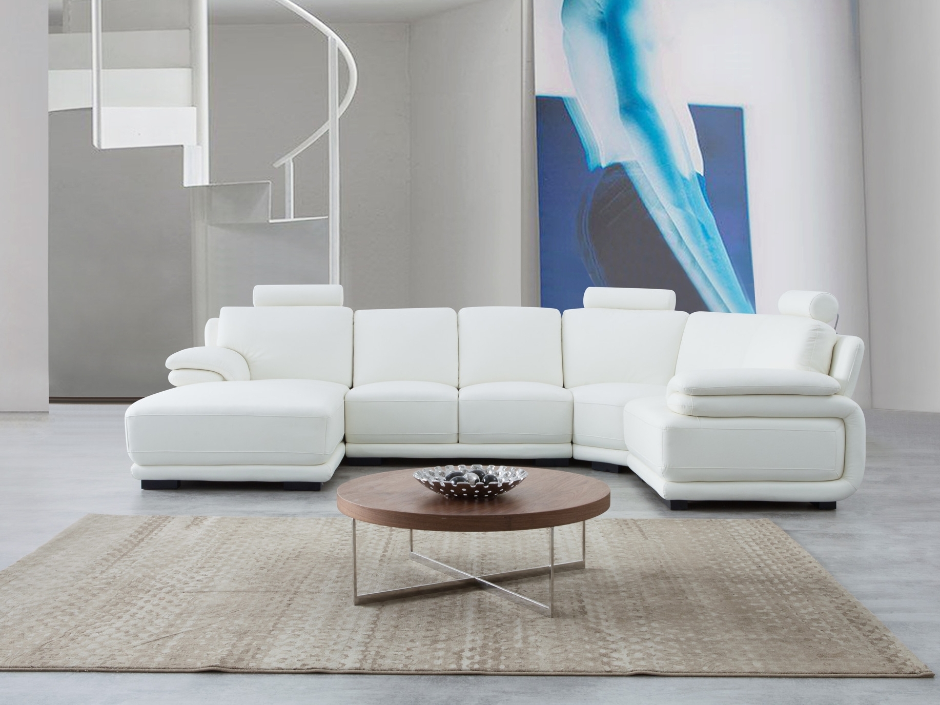 Juliet Leather Modular Lounge Option C