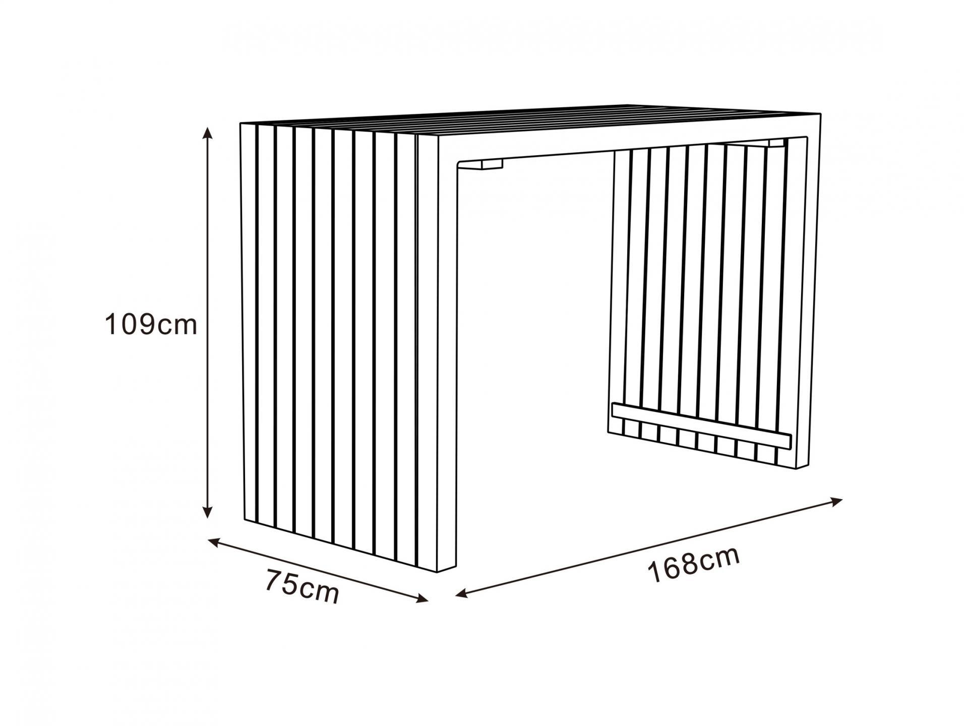 Kroes 7-piece Outdoor Aluminium Bar Set 5