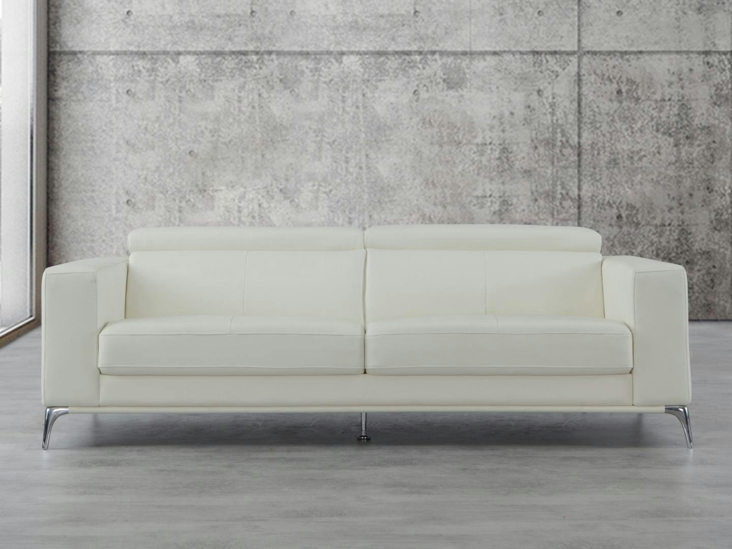 Club Leather Three Seat Sofa