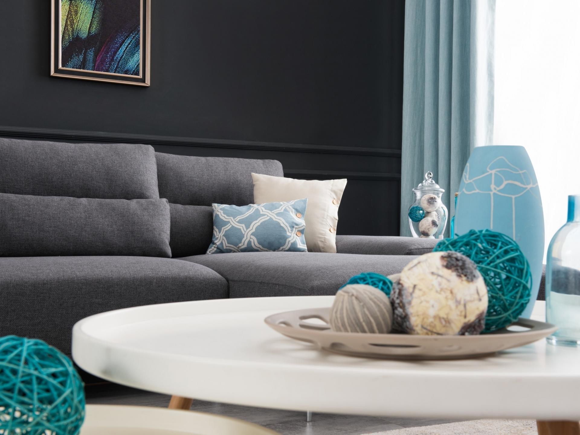 Karina Motion Sofa Fabric Chaise Lounge Ash 7