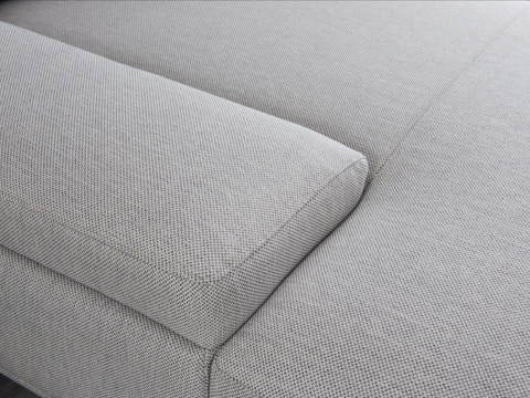 Karina Motion Sofa Fabric Chaise Lounge Gray 4