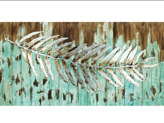 Wood & Metal Leaf Painting