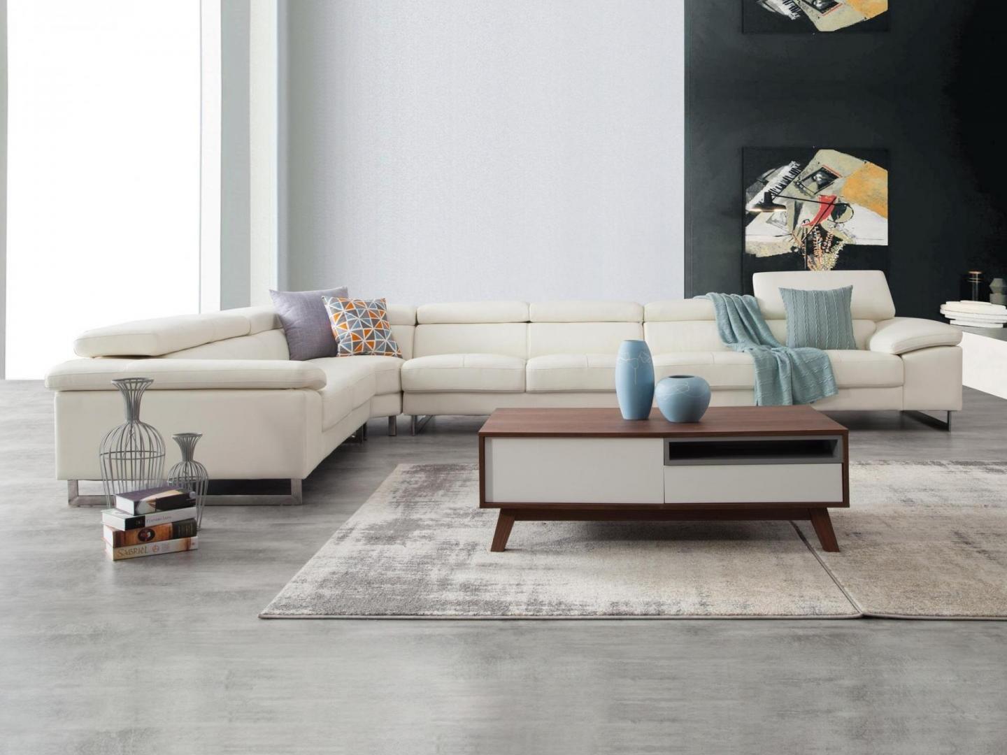 Boston Leather Corner Lounge Option C