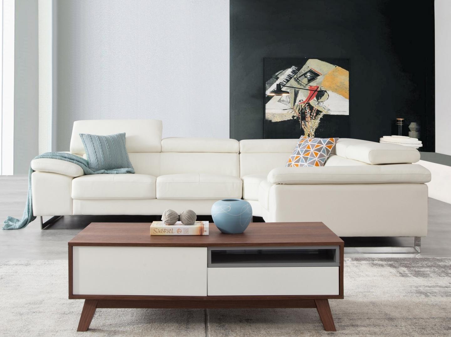 Boston Leather Corner Lounge Option E