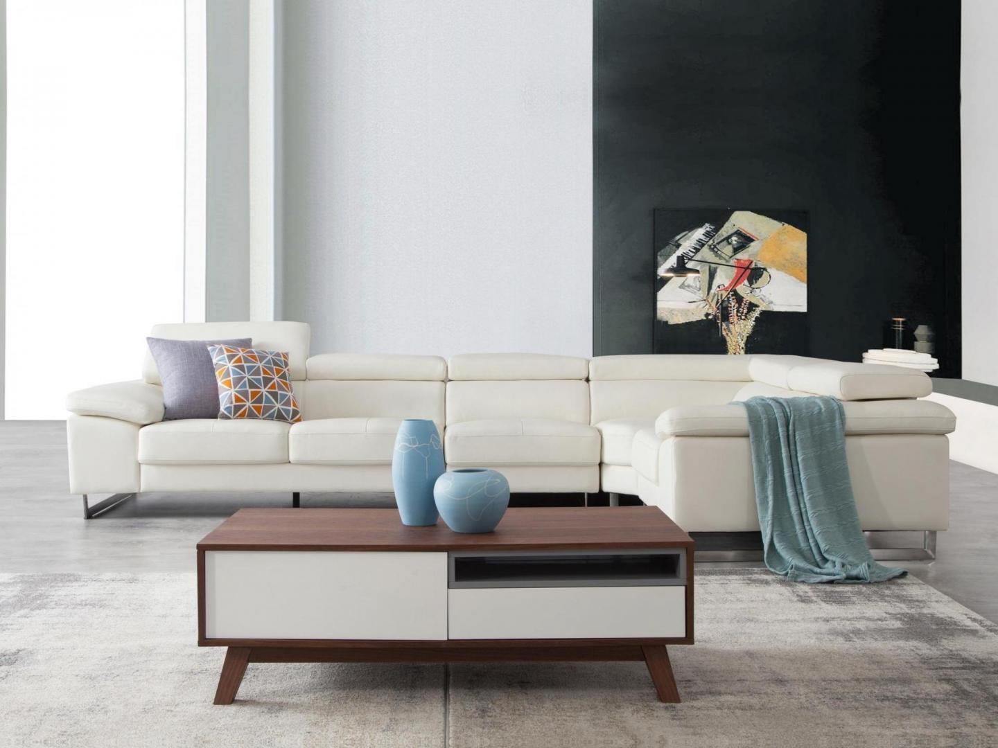 Boston Leather Corner Lounge Option F