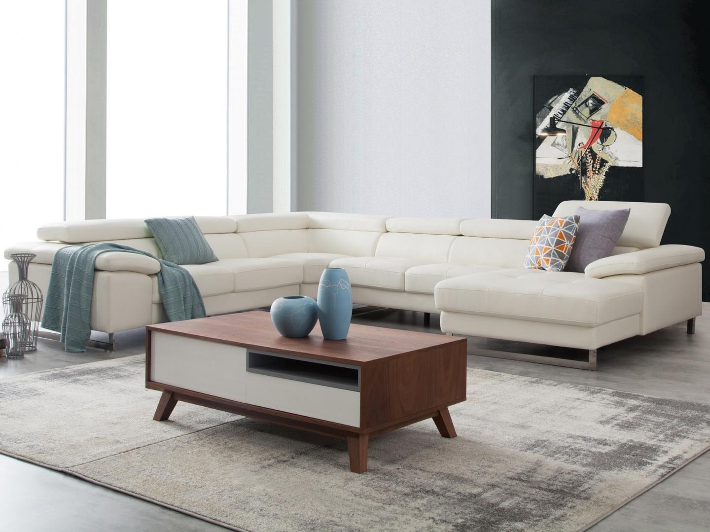 Boston Leather Modular Lounge Option A 4