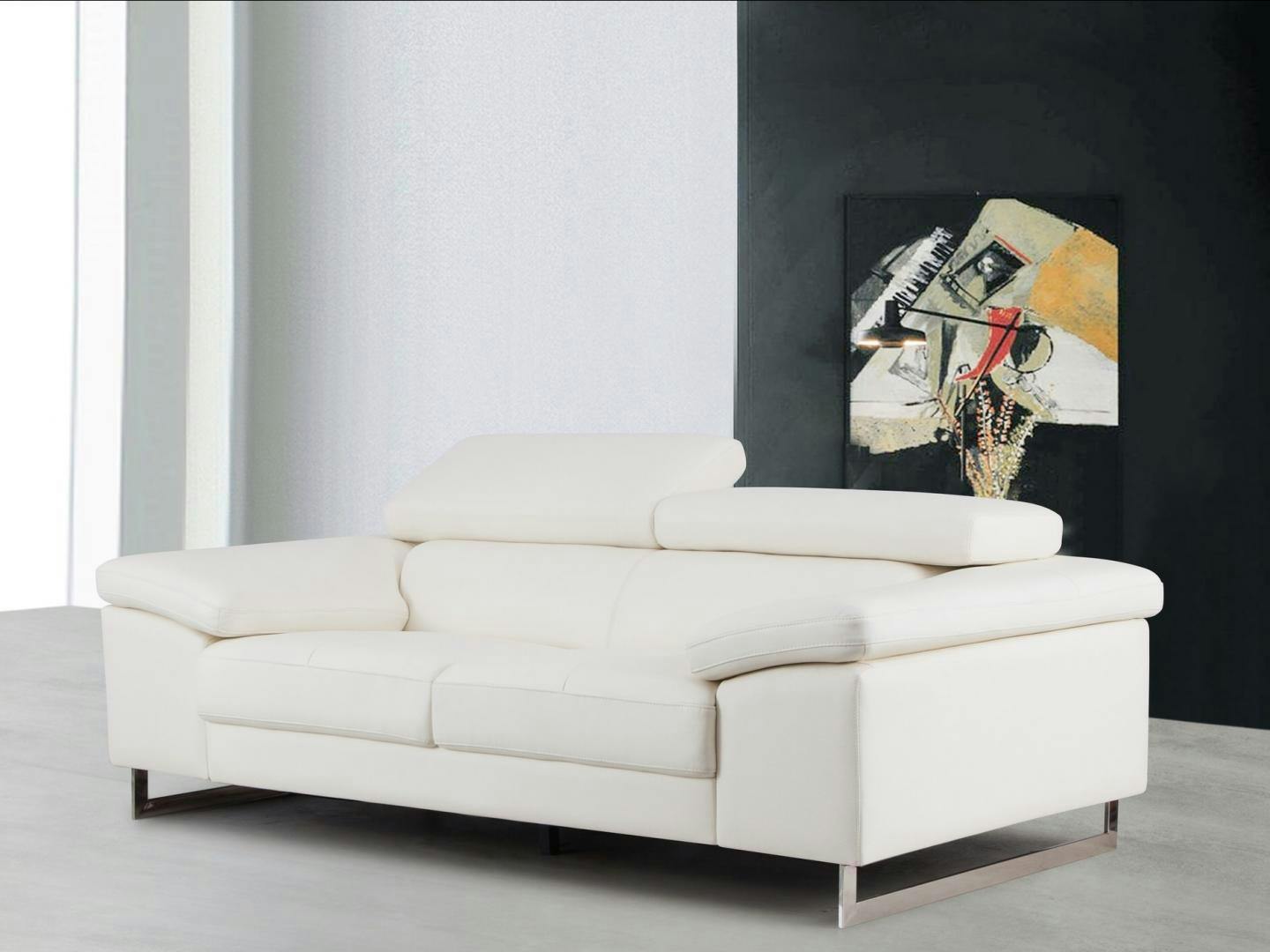 Boston Leather Two Seat Sofa