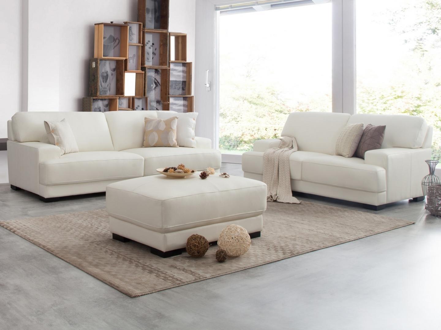 Volante Leather Sofa Suite 3 + 2